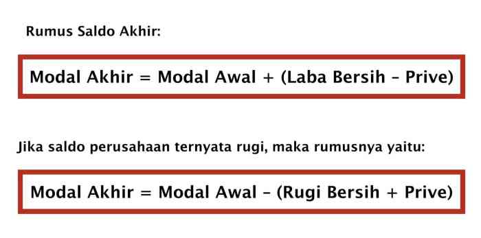 contoh soal menghitung modal awal