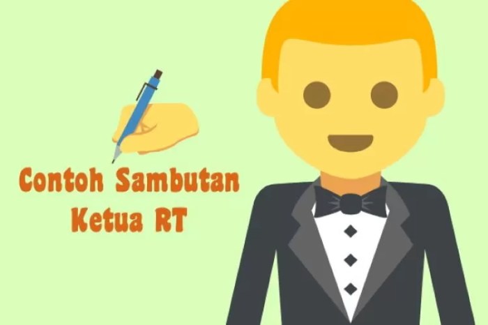 sambutan 17 agustus oleh ketua rt