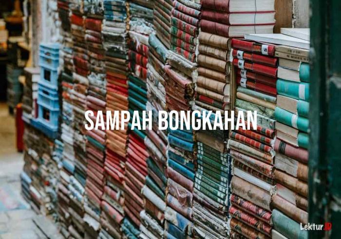 bahasa indonesia cikrak sampah terbaru