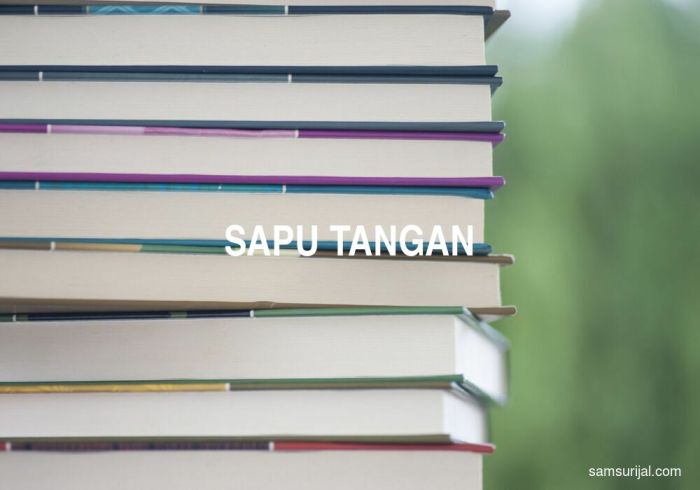 bahasa arabnya sapu tangan