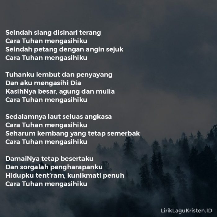 lirik lagu seindah siang disinari terang terbaru