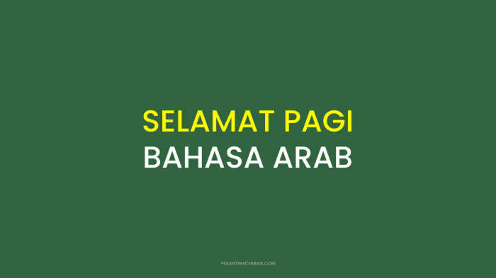 bahasa arab sarapan pagi terbaru