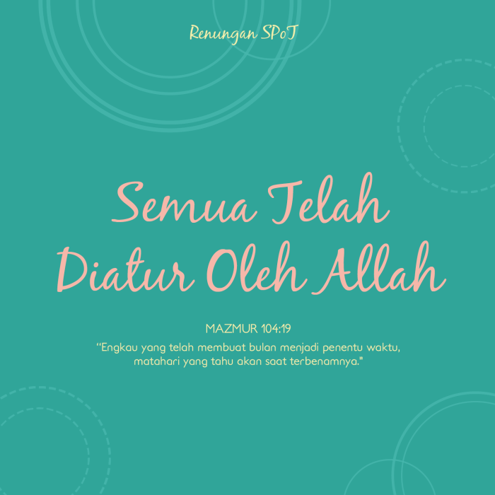 semua sudah diatur oleh allah