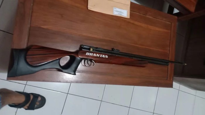 senapan pcp bullpup angin popor vulcan senjata bagian crossbow