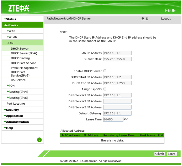 cara setting dhcp server