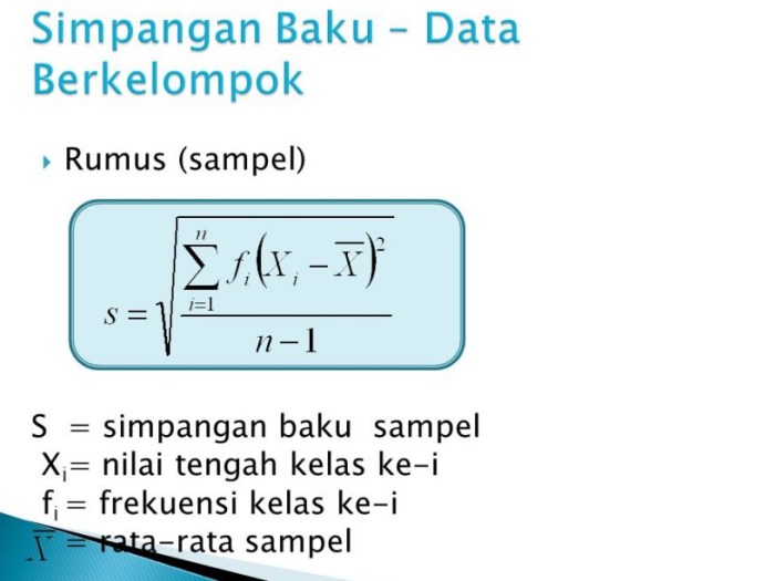 varians dan simpangan baku