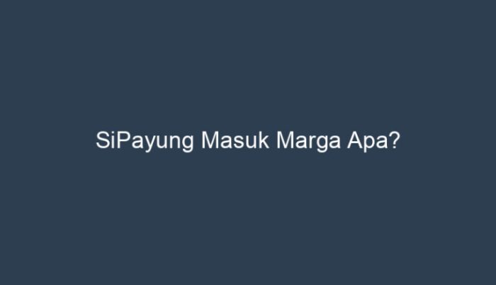 siburian masuk marga apa