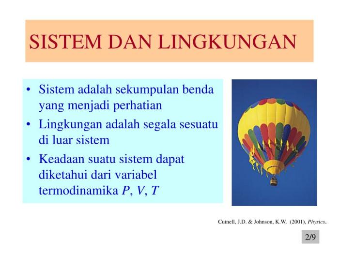 sistem lingkungan termodinamika fisika ceria