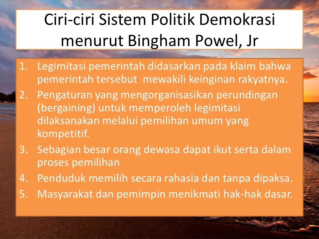 penerapan sistem politik di indonesia