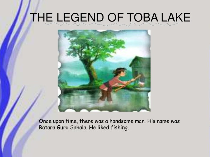 narrative text toba lake terbaru