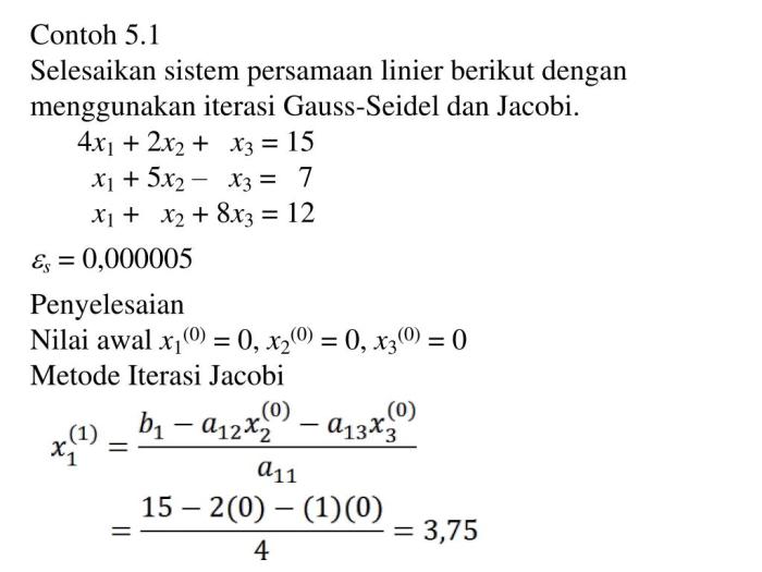 sistem persamaan linear 4 variabel