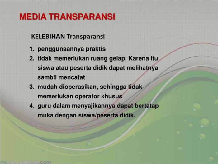 Jenis dan karakteristik media pembelajaran