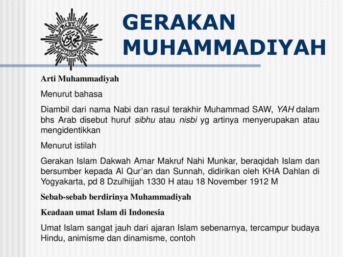 secara bahasa muhammadiyah berarti