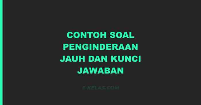 contoh soal penginderaan jauh terbaru