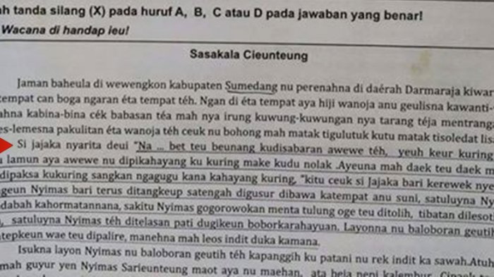 contoh berita bahasa sunda tentang banjir terbaru