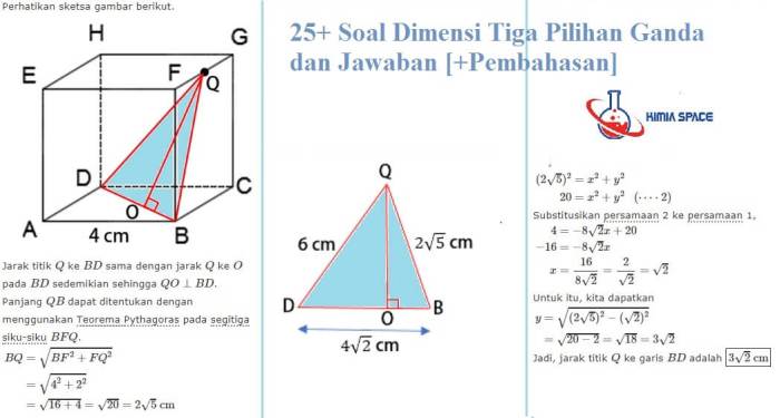 geometri dalil segitiga bidang pada datar penyelesaian