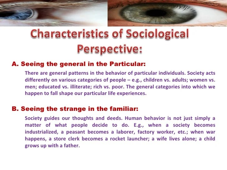 sociology strange familiar