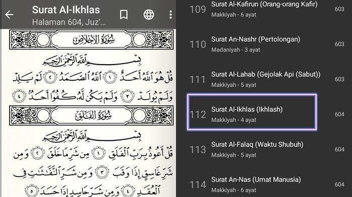 ikhlas seperti surat al ikhlas