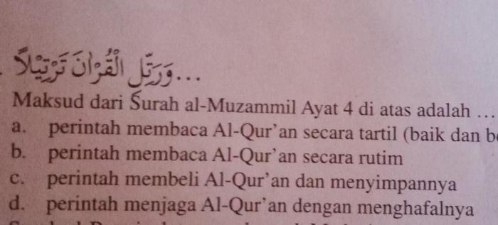 surat al muzammil ayat 20 terbaru