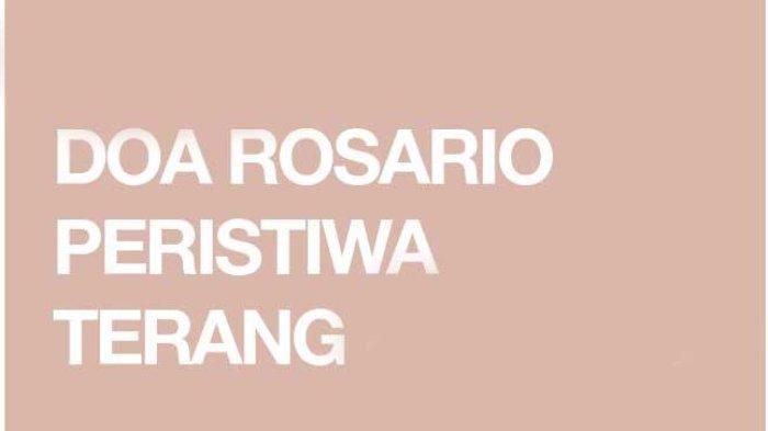 rosario doa peristiwa mulia gambar yesus kristus aku allah mahakuasa langit bapa percaya pencipta bumi