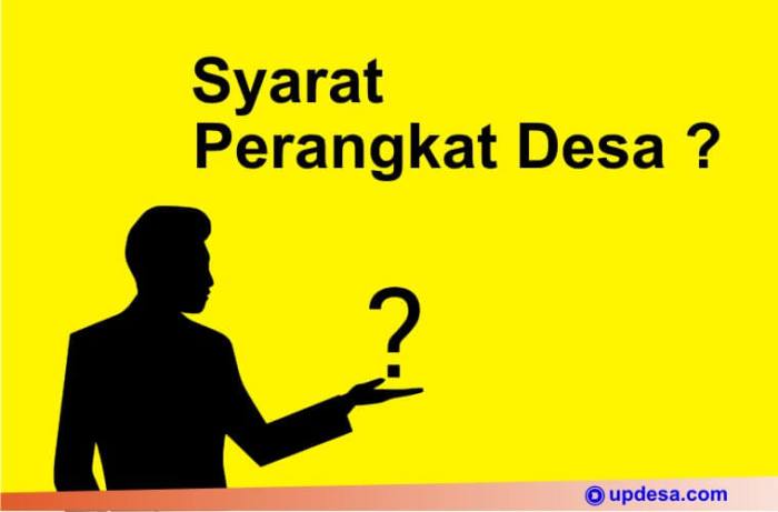 motivasi menjadi perangkat desa