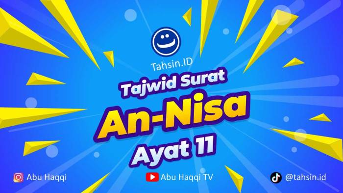 surat an nisa ayat 11 20 terbaru