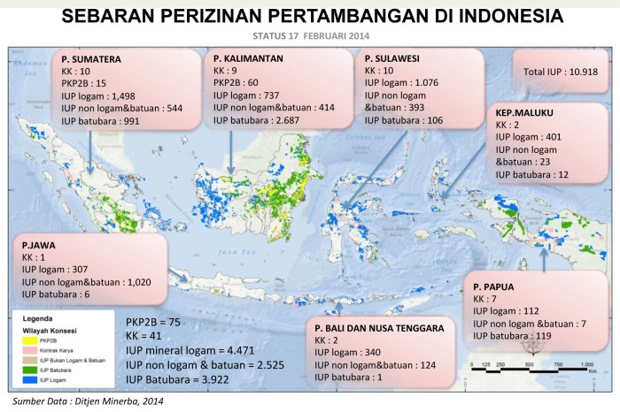 emas indonesia pertambangan tambang kalimantan potensi utara