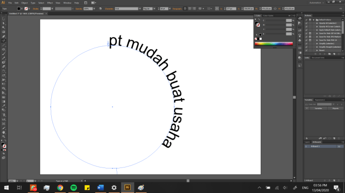 cara membuat lengkungan di autocad