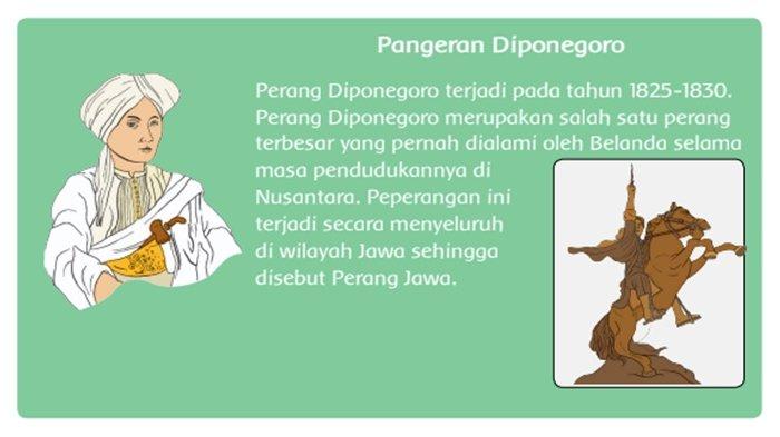 diponegoro pangeran cerita biografi teks adalah sejarah perang pahlawan