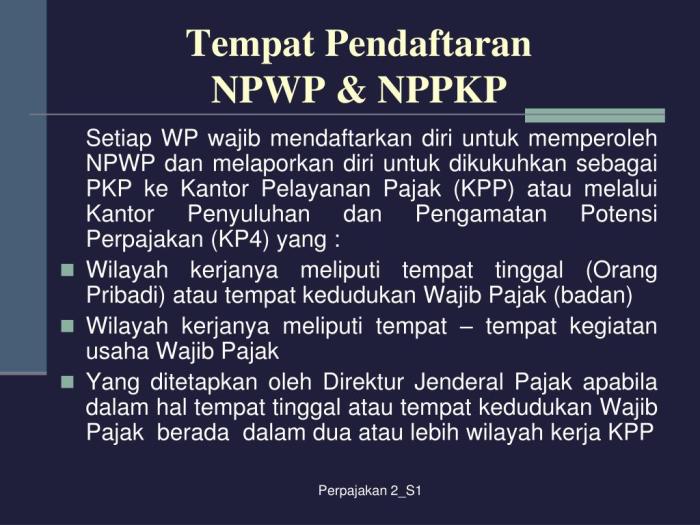 perbedaan npwp dan nppkp