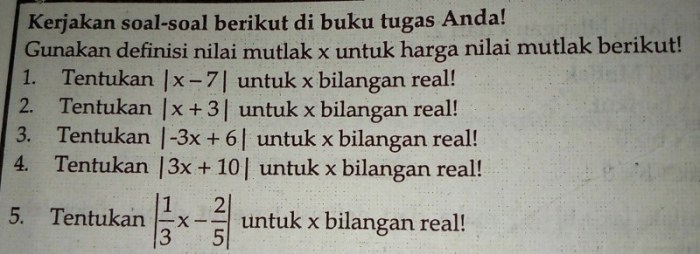 tentukan x 3 untuk x bilangan real terbaru