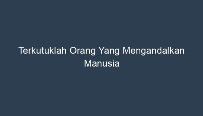 yeremia tuhan menaruh harapannya mengandalkan kunjungi