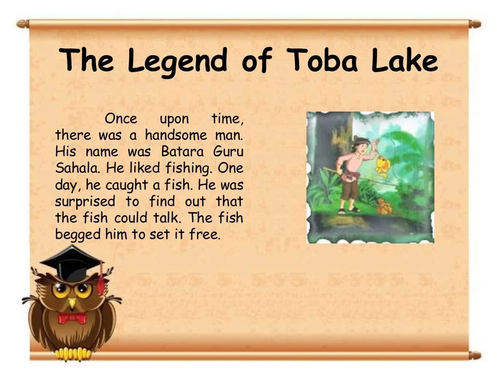 the legend of toba lake narrative text