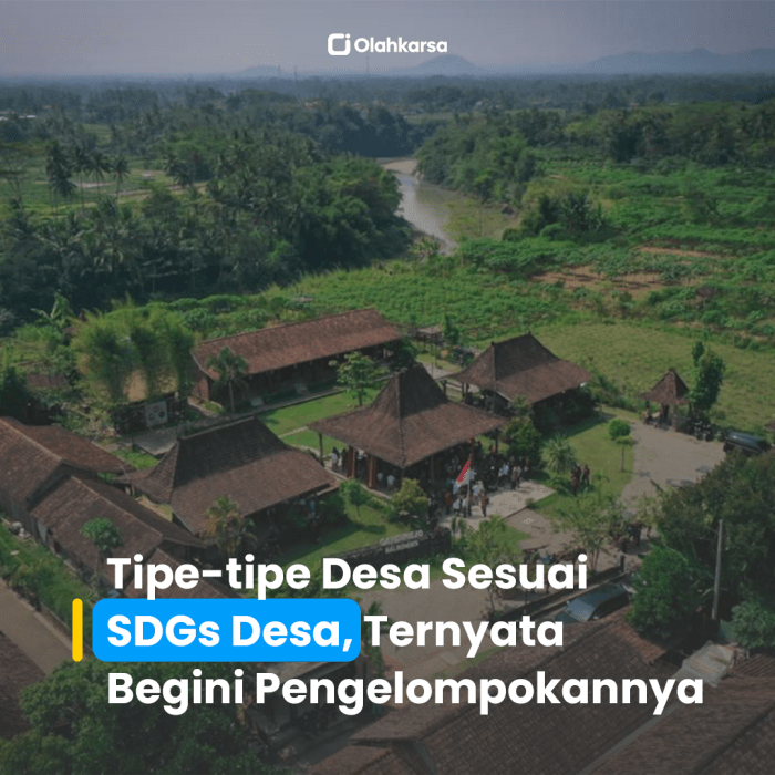 tipe tipe desa berdasarkan kegiatannya