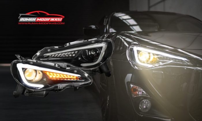 tuliskan komponen sistem headlamp terbaru