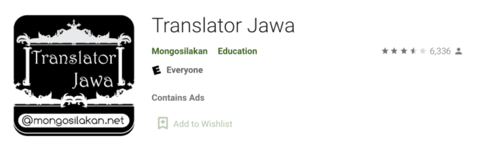 jawa bahasa translate krama lengkap alus ngoko pasar baru aksara