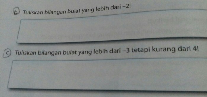 bilangan bulat pengertian garis materi contohnya positif berpendidikan hitung semester kelas semakin dari kurang bilangannya