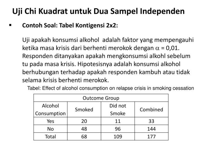 contoh soal uji chi square terbaru