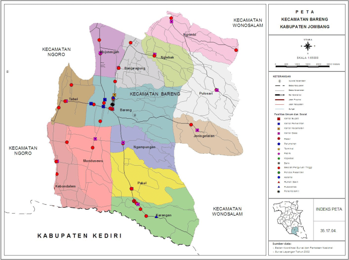 boja kecamatan administrasi kelurahan menteng kendal