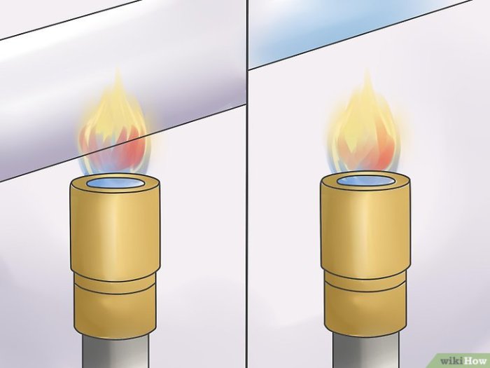 cara menyimpan lampu bunsen