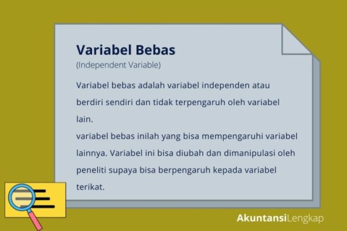 perbedaan variabel dan indikator terbaru