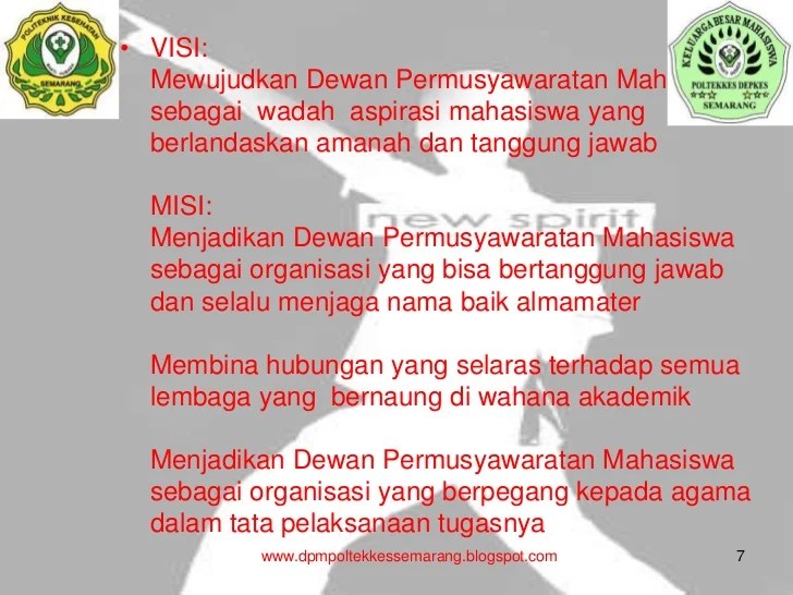 visi misi senat mahasiswa terbaru