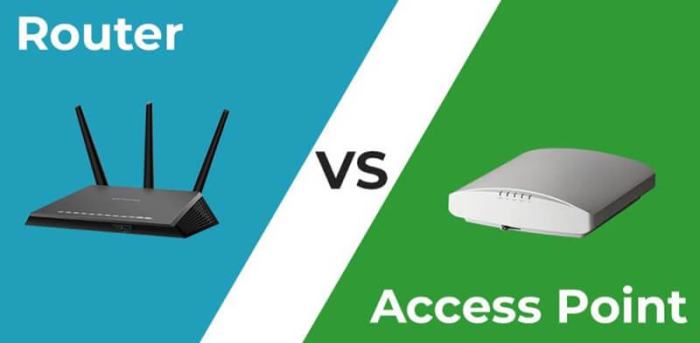 Router access perbedaan