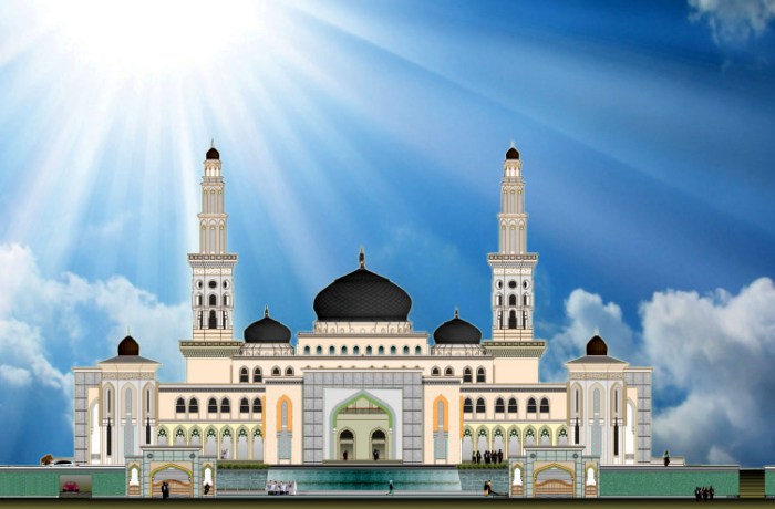 berapa umur masjid tunasgain terbaru