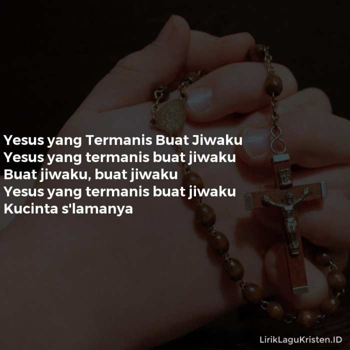 yesus yang termanis lirik terbaru