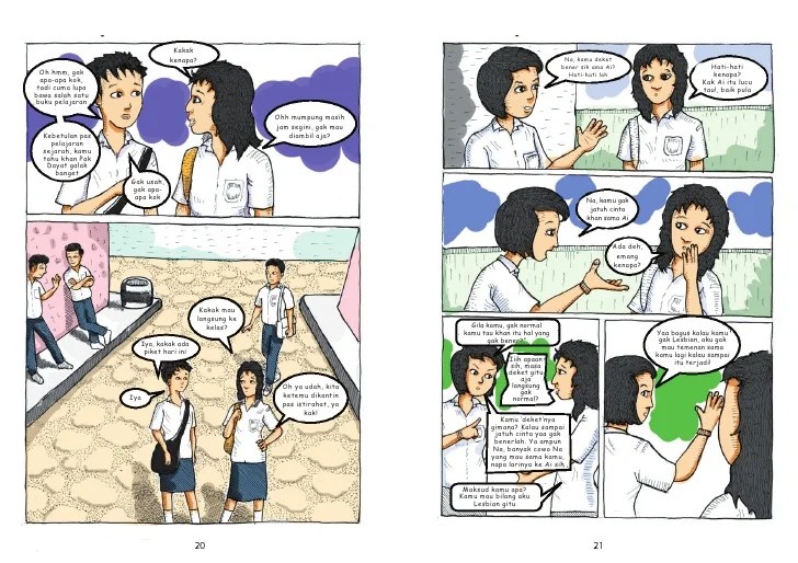 gambar komik hak dan kewajiban