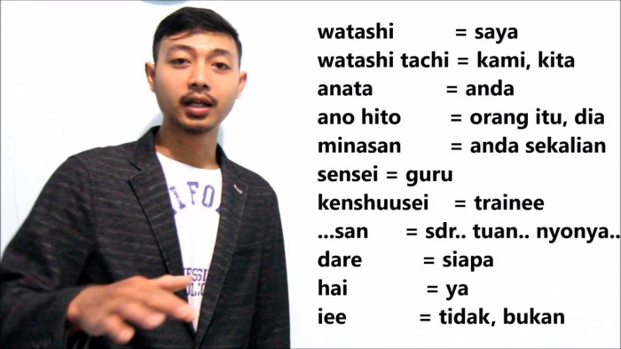 orang dalam bahasa jepang terbaru